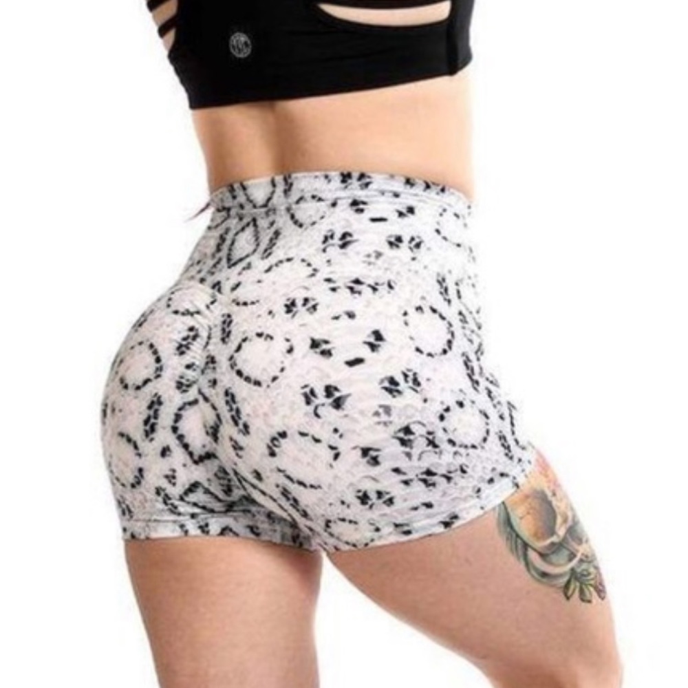 TYC snakeskin shorts